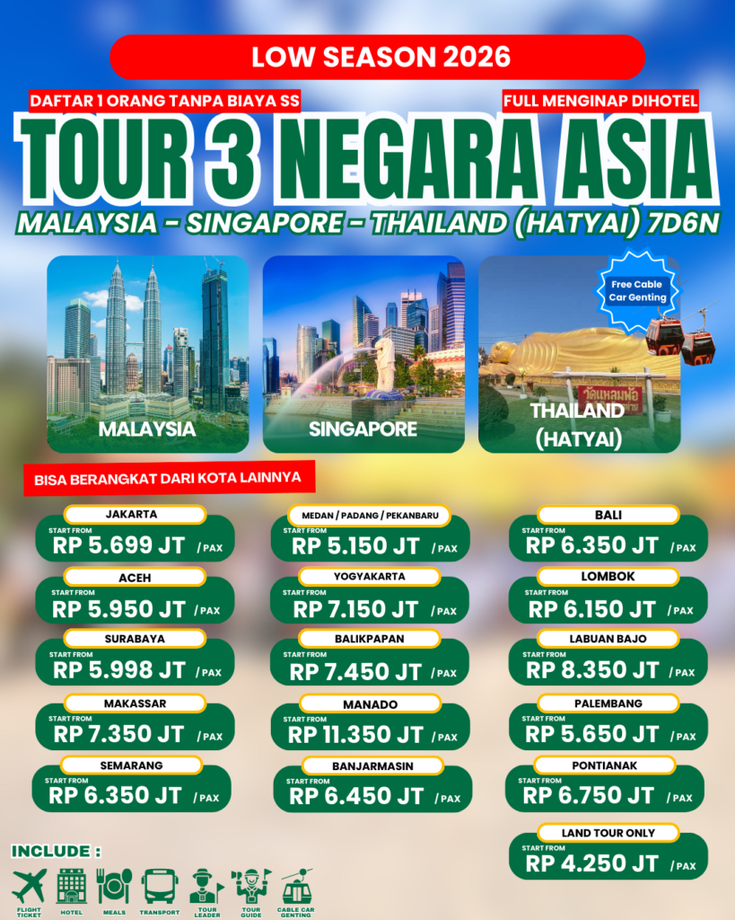 Tour 3 negara konsorsium nasional