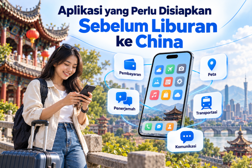 aplikasi untuk liburan ke China