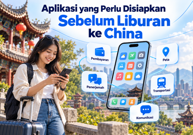 aplikasi untuk liburan ke China